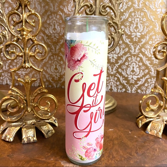 Get it girl handmade friendship candle smells yum - Picture 2 of 3
